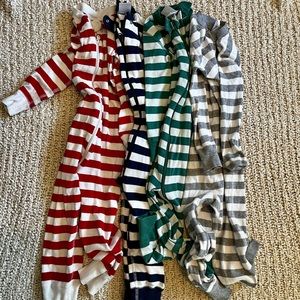 Hanna Andersson Set of 4 Zip PJs